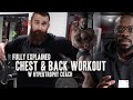 Fully Explained Chest & Back Workout w/ @Hypertrophy Coach | Arnold Classic Prep 2022