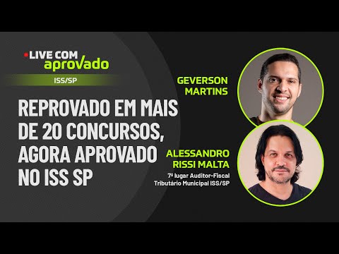 Live com aprovado - Alessandro Rissi Malta - 7º lugar no ISS/SP