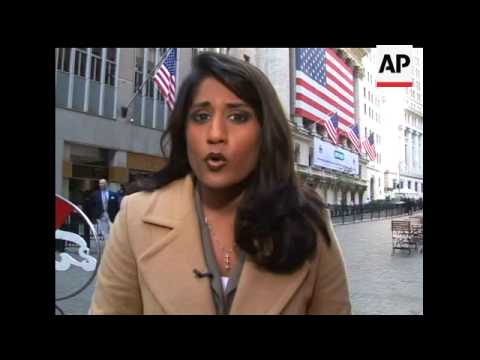 Wall Street has ended the week with another sharp loss, joining stock markets around the world that