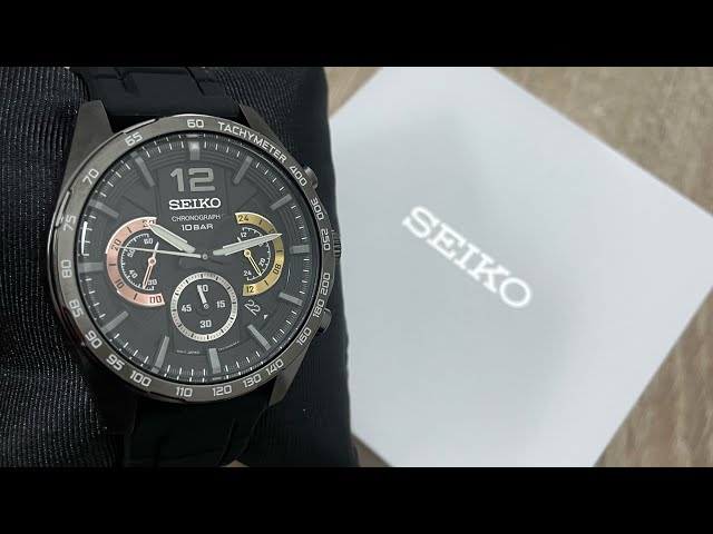 ساعة سيكو كرونوغراف كوارتز رجالية - SSB349P1