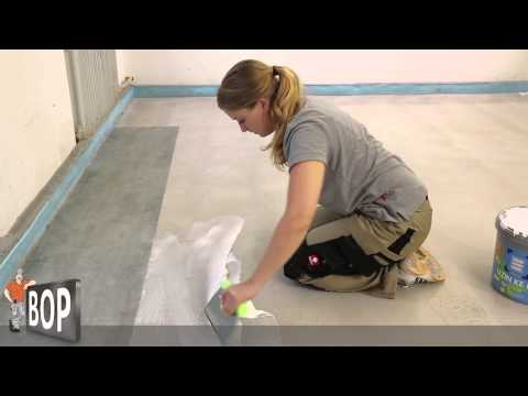 Laying and gluing designer flooring - here's how!