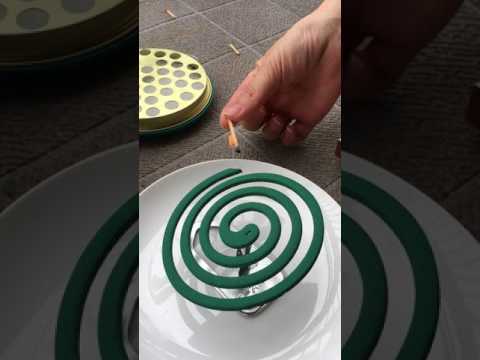 Using a Japanese Mosquito Coil