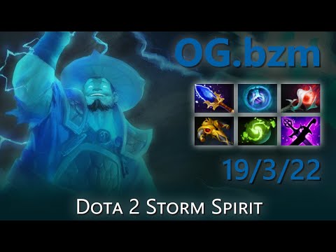 "bzm" 19/3/22 | Dota 2 Storm Spirit highlights