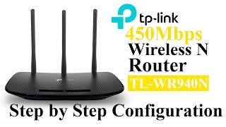 TP-Link TL WR940N 450Mbps Wireless N Router Step by Step Configuration