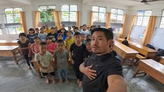 A small donation to these little children|orphanage home|Wokha|Nagaland