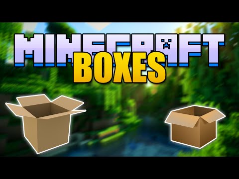 KreekCraft - Minecraft BOXES Mod - Cardboard Boxes & UPS! (Minecraft v1.6.4 Mod Spotlight)