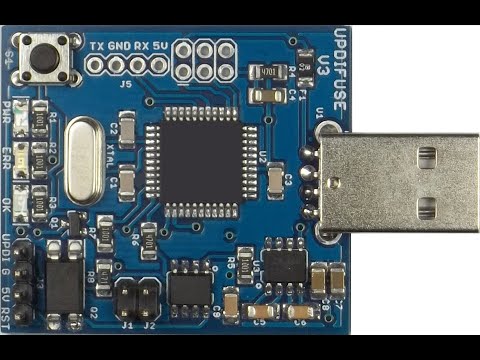 Dual Mode High Voltage UPDI Fuse Restore Programmer