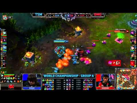 TSM vs OMG - Highlights - Worlds Group Stage D1G3