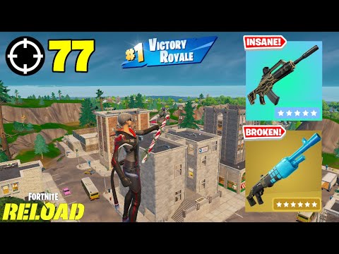 77 Elimination Solo Ranked "RELOAD” Gameplay Wins (Fortnite Chapter 7 PS5 Controller)