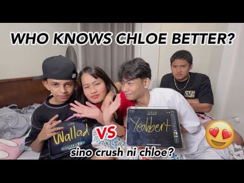 Who Knows CHLOE Better? (CRUSH REVEAL!) 