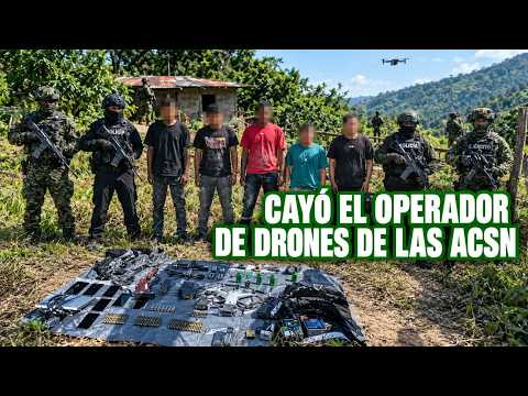 Cayeron 5 criminales de las ACSN, entre ellos 'Comando 23', temido operador de drones y explosivos