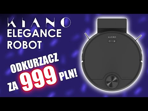 Test recenzja robota sprzątającego z laserową nawigacją - Kiano Elegance Robot