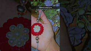 RAKHI is made by me #rate it out of 10/  #art #new #creativity #best #beautiful # craft #Rakhi