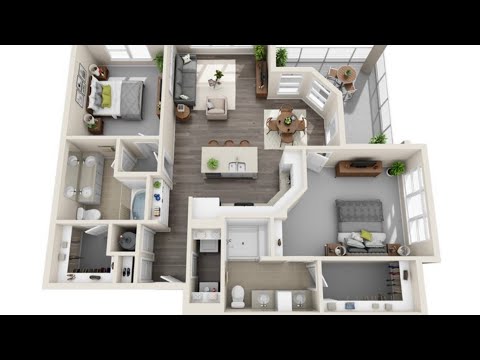 2 bed 2 bath LUXURY APARTMENT (B3 Floorplan) Check it out!