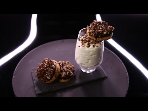 Shortbread gianduja et émulsion au yaourt par Christophe Michalak (#DPDC)