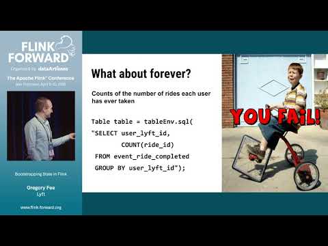 Bootstrapping State In Apache Flink - Gregory Fee
