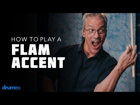 How To Play A Flam Accent - Drum Rudiment Lesson