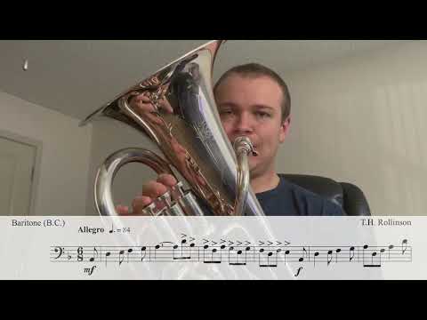 2022-2023 GMEA All-State Euphonium Middle School Technical Etude