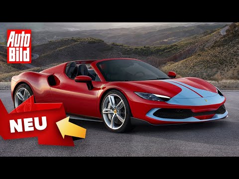Ferrari 296 GTS (2022) | The only roadster with a plug-in hybrid comes from Italy | New release