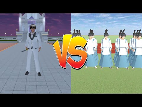 Groom Lv. 2 vs Shinto Priests - SAKURA School Simulator