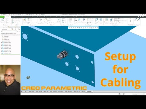 Creo Parametric - Setup for Cabling