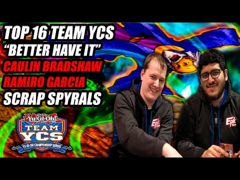 Yu-Gi-Oh! Team YCS Las Vegas Top 16 - Scrap Spyrals Deck Profile - Caulin Bradshaw & Ramiro Garcia