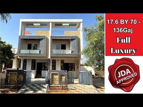 17.6 BY 70 - 136 GAJ independent house for sale at Kalwar road #luxuryvilla