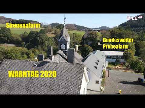 [Warntag 2020] Deutschland probt den Ernstfall/Sirenenprobe in und über Banfe