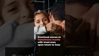 Palestinian refugees return to Gaza through Rafah crossing, reunite with families