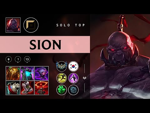 Sion Top vs Jayce - KR Challenger Patch 25.22