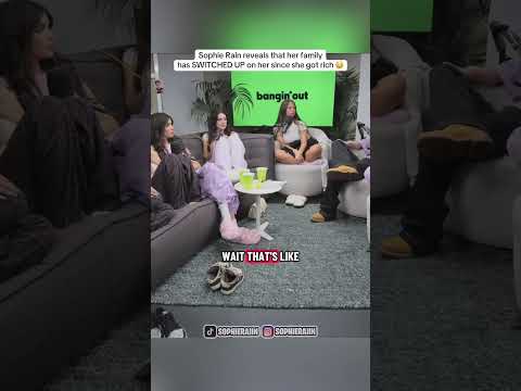 Sophie Rain says her family switched up on her😳| #sophierain #bophouse #viral #trending #fyp