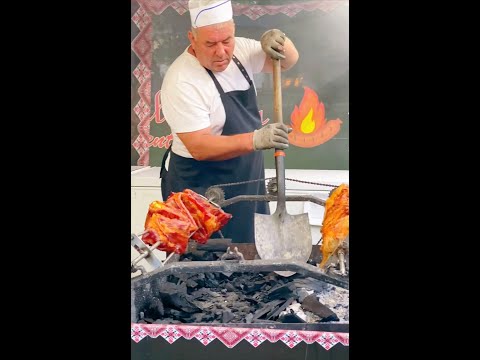 Insane Food in Romania |  Street Food -BBQ | Great Night!