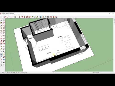 Sketchup Piirtäminen pohjapiirustuksen avulla