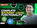 13 Building A Complete User Login Route With Functionality In Our MERN App