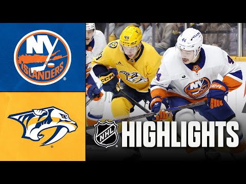 Islanders vs. Predators | NHL Highlights | January 08, 2026