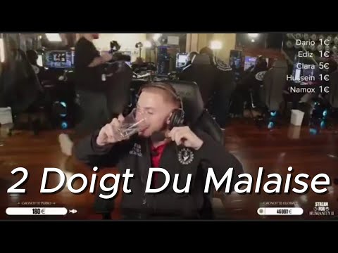 Michou à deux doigts du malaise en plein Live Stream For Humanity