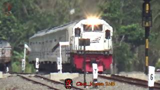 preview picture of video 'Aktivitas Kereta Api di Timur Stasiun Kutoarjo..'