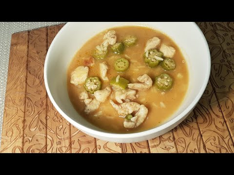 Chicken Gumbo Soup by Seba Nagy-وصفة شوربة الجامبو بالدجاج لصبا محمود ناجى