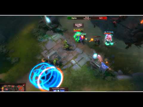 Dendi, XBOCT & Puppey vs Dignitas @ The Defense