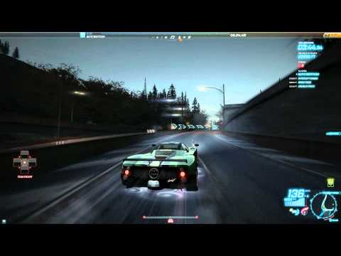 Need For Speed World Team Escape Most Wanted 5 minute breaker Pagani Zonda F