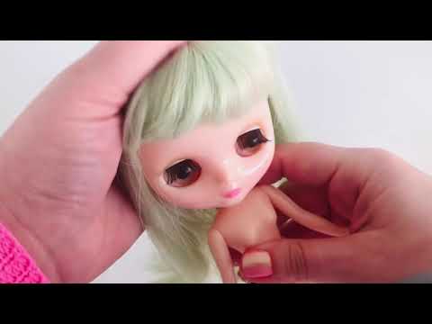 Middie Blythe Doll Scalp Swap | how to make a Middie Blythe hybrid doll