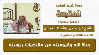 حياة الله وقيوميته من مقتضيات ربوبيته image