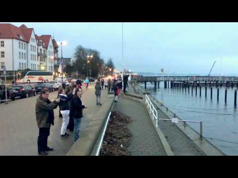 Kopie von Sailing Yacht A is leaving port of Kiel