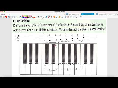 Kapitel II - Halbtonschritte vs. Ganztonschritte - Die C-Dur Tonleiter
