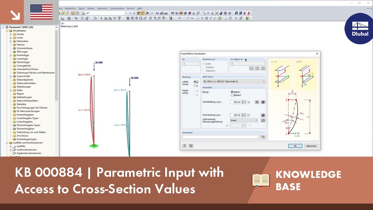 KB 000884 | Parametric Input with Access to Cross-Section Values