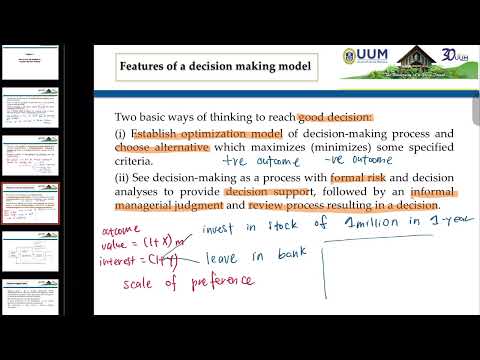 CHAPTER 6: How to use risk analysis to support decision making