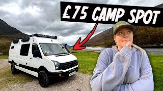 Scotland's End Of Season RIP OFF Campsite !