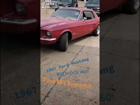1967 Ford Mustang First Test Drive 460 fuel injected. Engine Swaps