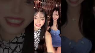 6.24パンチラGET💕右の青ドレスの子のパンツ見える！濡れてるような…