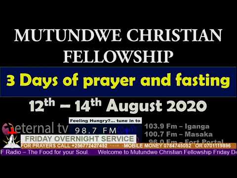 MCF: FRIDAY OVERNIGHT SERVICE WITH PASTOR TOM MUGERWA    7TH AUGUST 2020